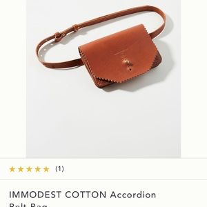 Immodest Cotton Accordion Belt bag